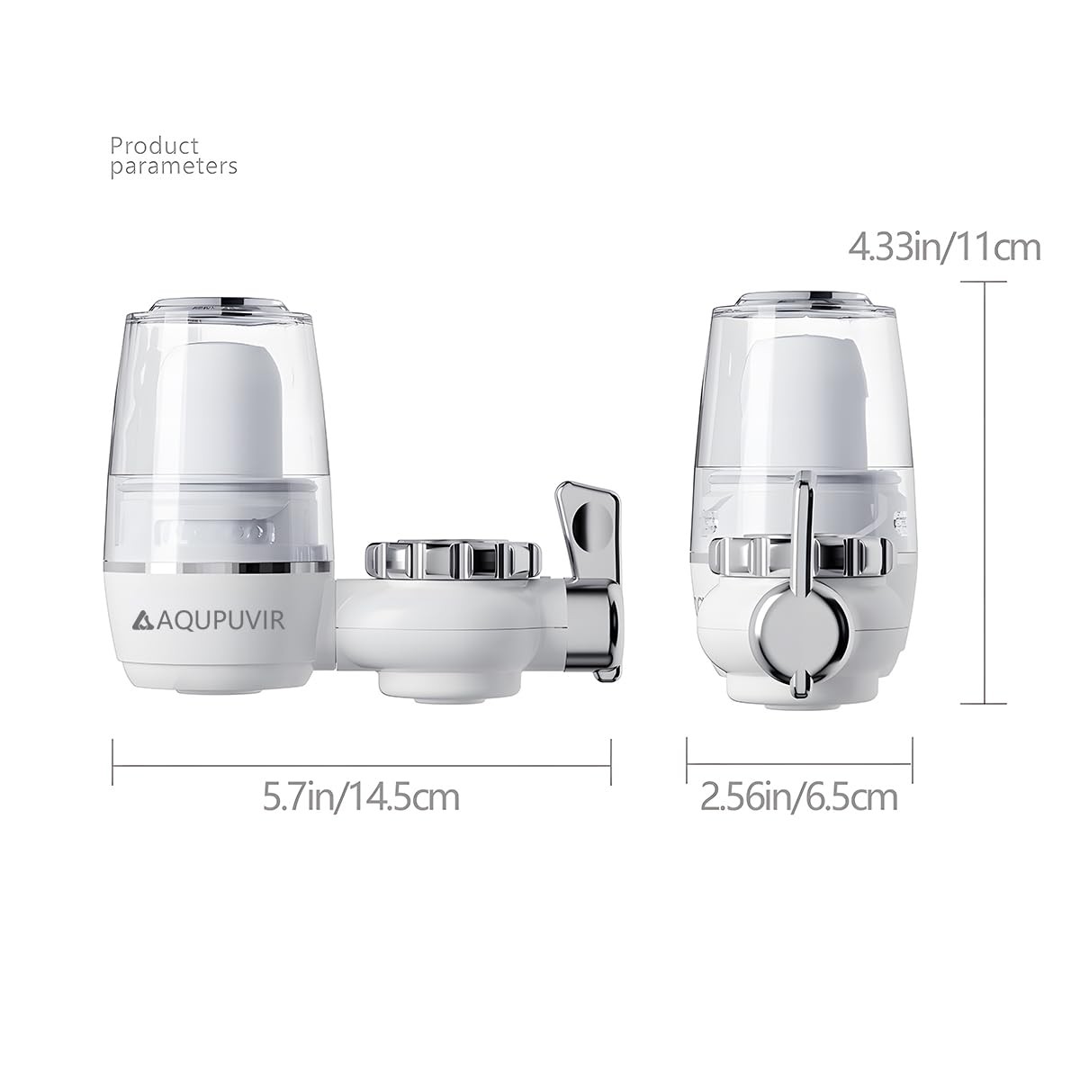 Aqupuvir Sink Water Filter System for Kitchen Faucet | Reduces Lead, Chlorine…