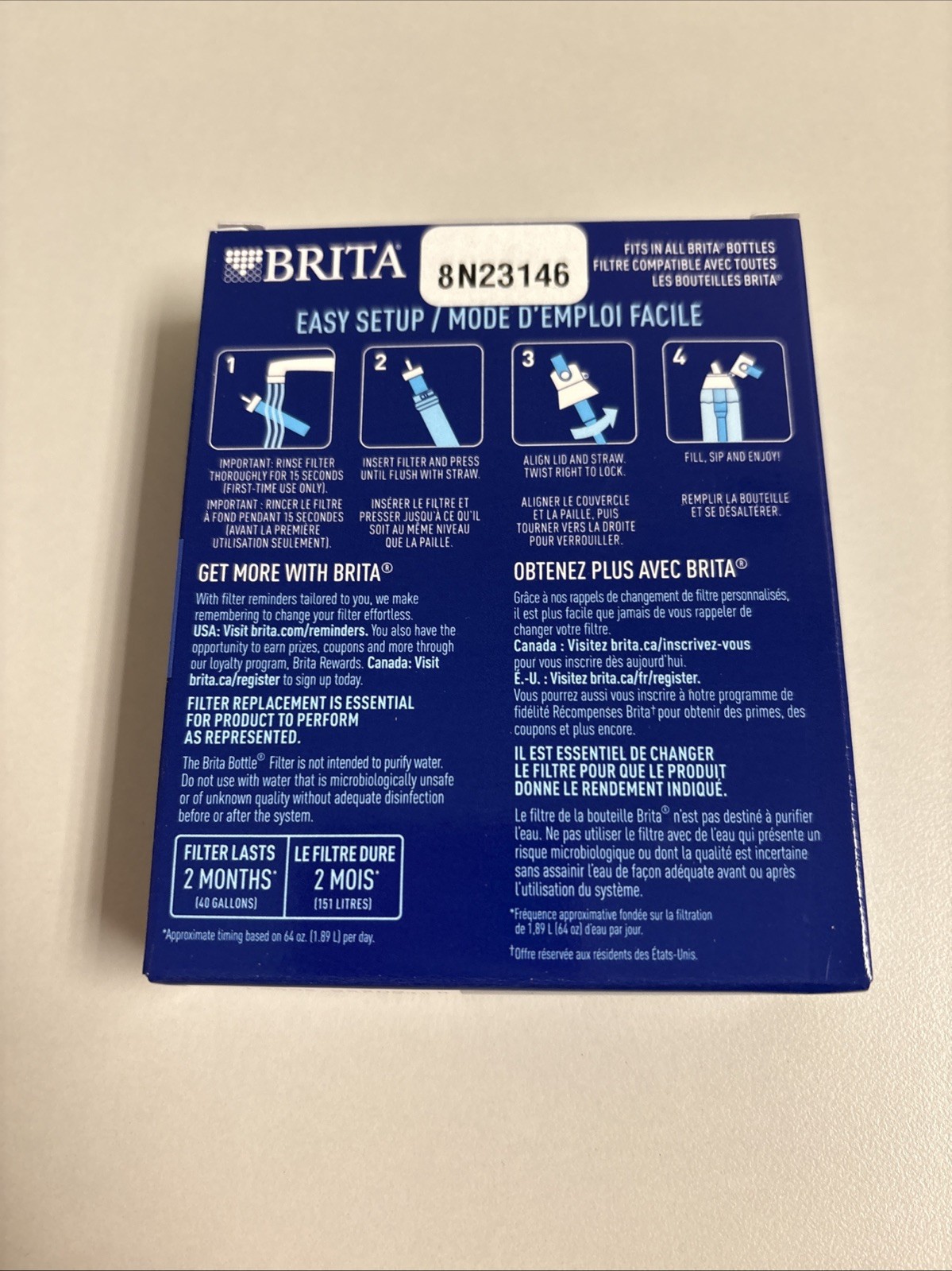 Brita Water Bottle Filter – 3 Count G95