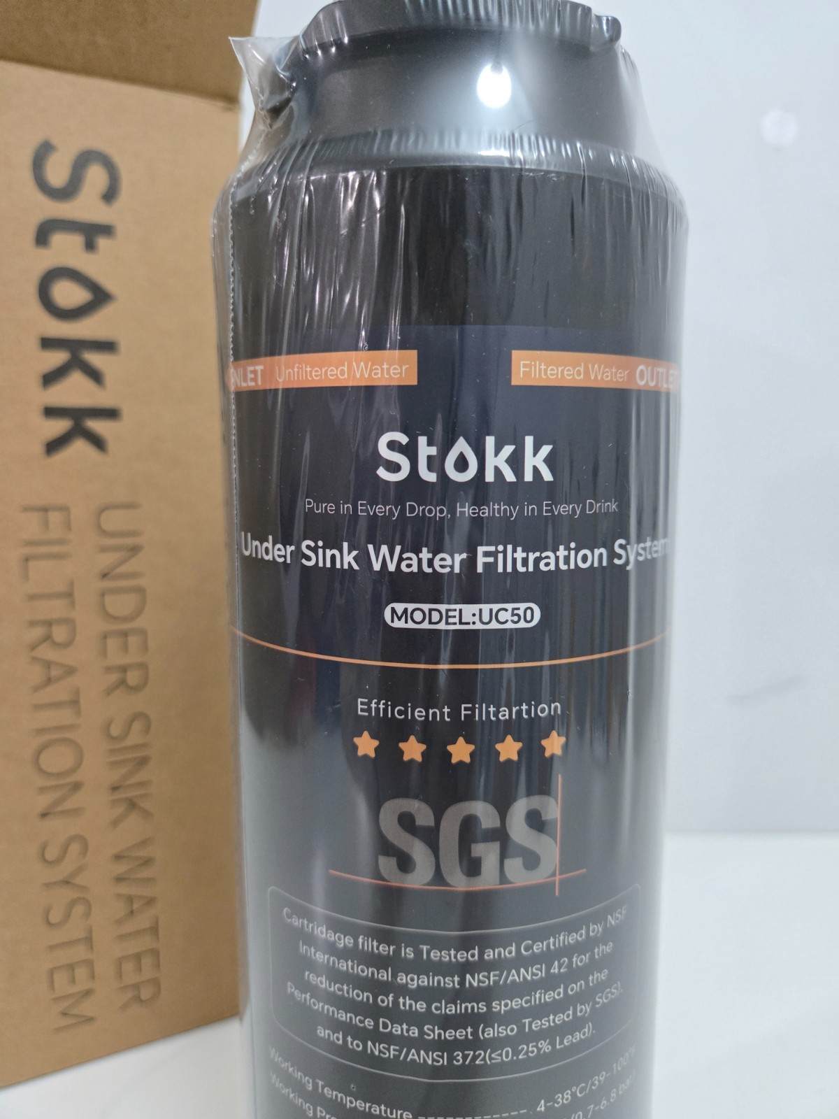 Stokk UC50 SGS Under Sink Water Filtration System Filter