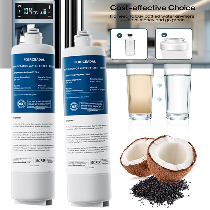 2PACK For Bosch Ultra Clarity Pro BORPLFTR50 BORPLFTR55 Water Filter Replacement