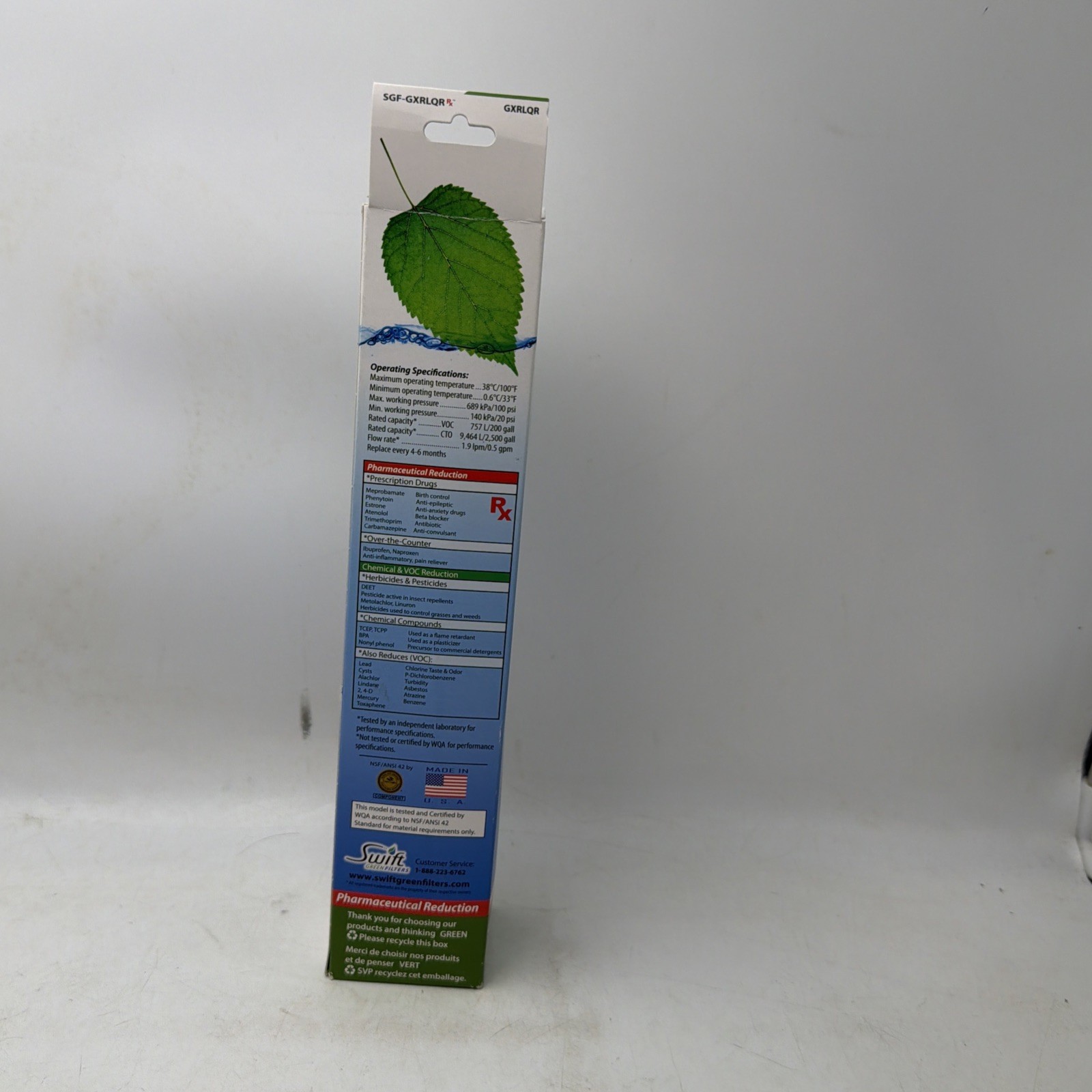 SGF-GXRLQR Compatible Commercial Water Filter for GE GXRLQR (1 Pack)