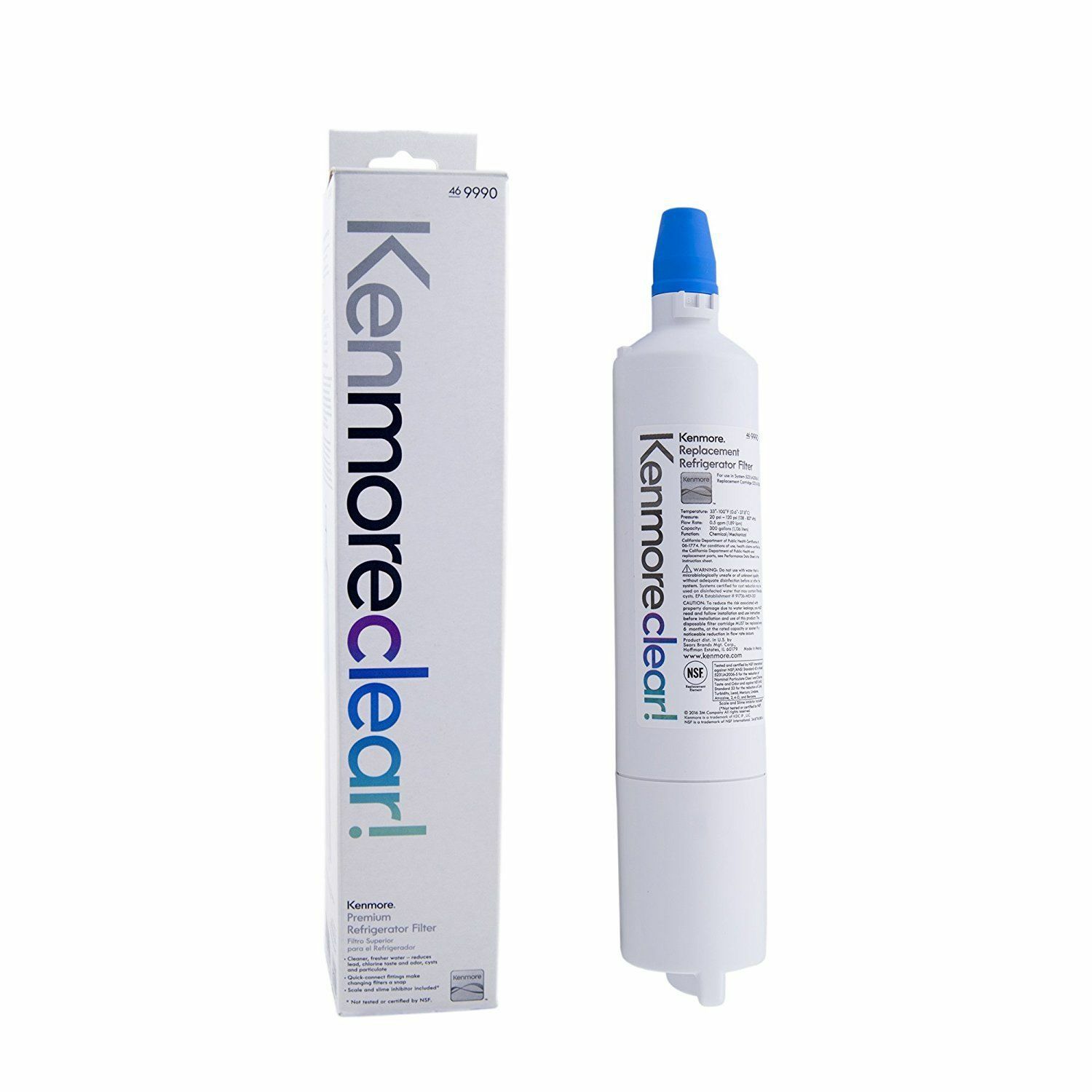 2 Packs Kenmore 9990 refrigerator filter
