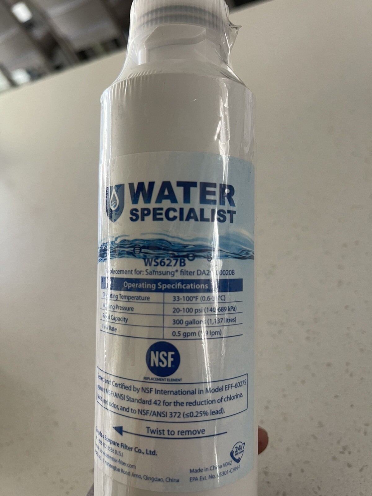 4Packs For Samsung DA29-00020B HAF-CIN/EXP Replacement Refrigerator Water Filter