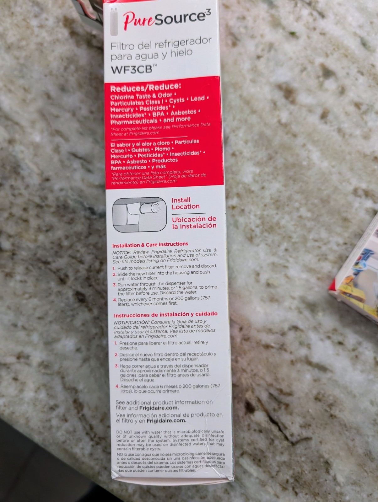 GENUINE FRIGIDAIRE WF3CB REFRIGERATOR WATER & PAULTRA AIR FILTER COMBO – NEW