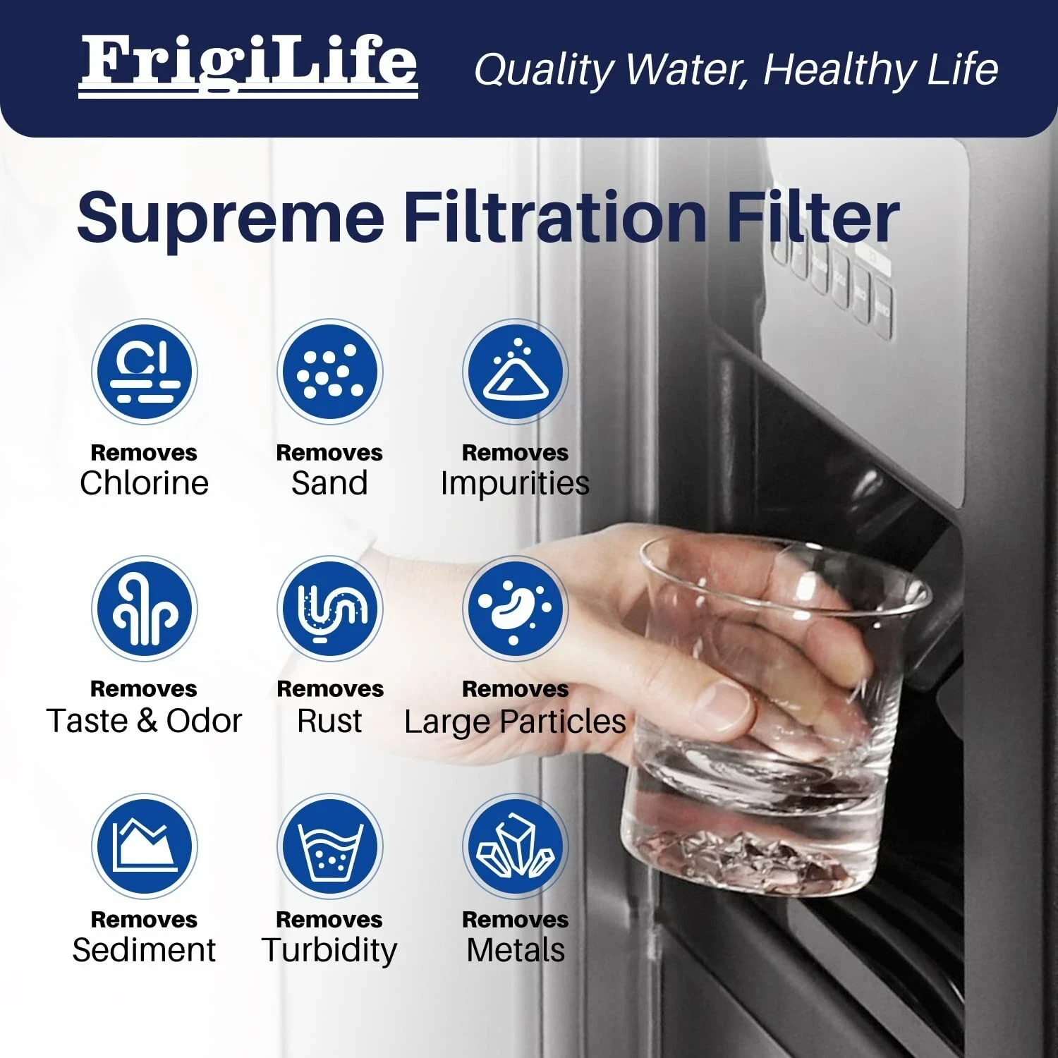 (2) PACK RWF5800A Refrigerator Water Filter Fit for Frigidaire EPTWFU01 Ultra II