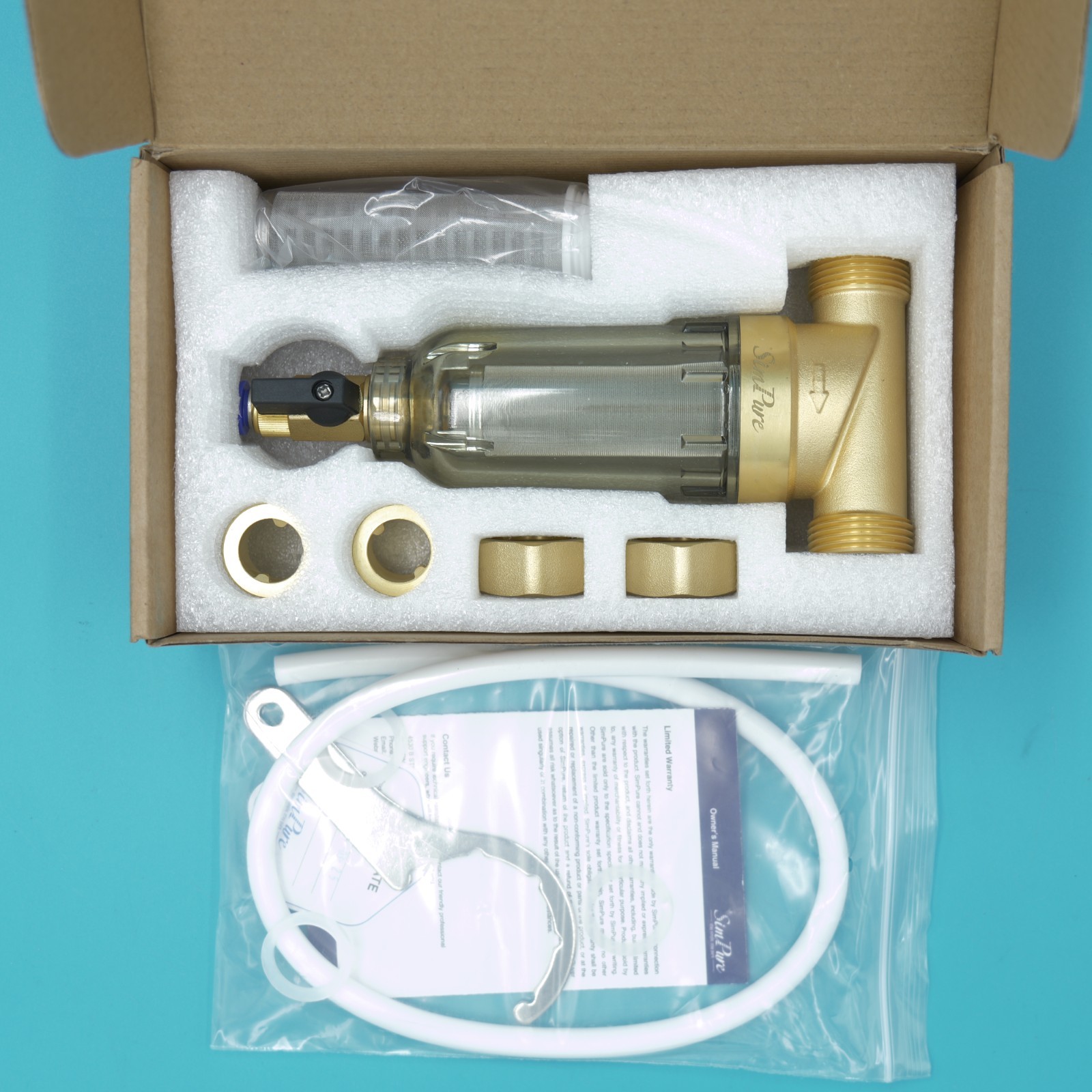 Simpure DC5P/40/200 Whole House Sediment Water Filter