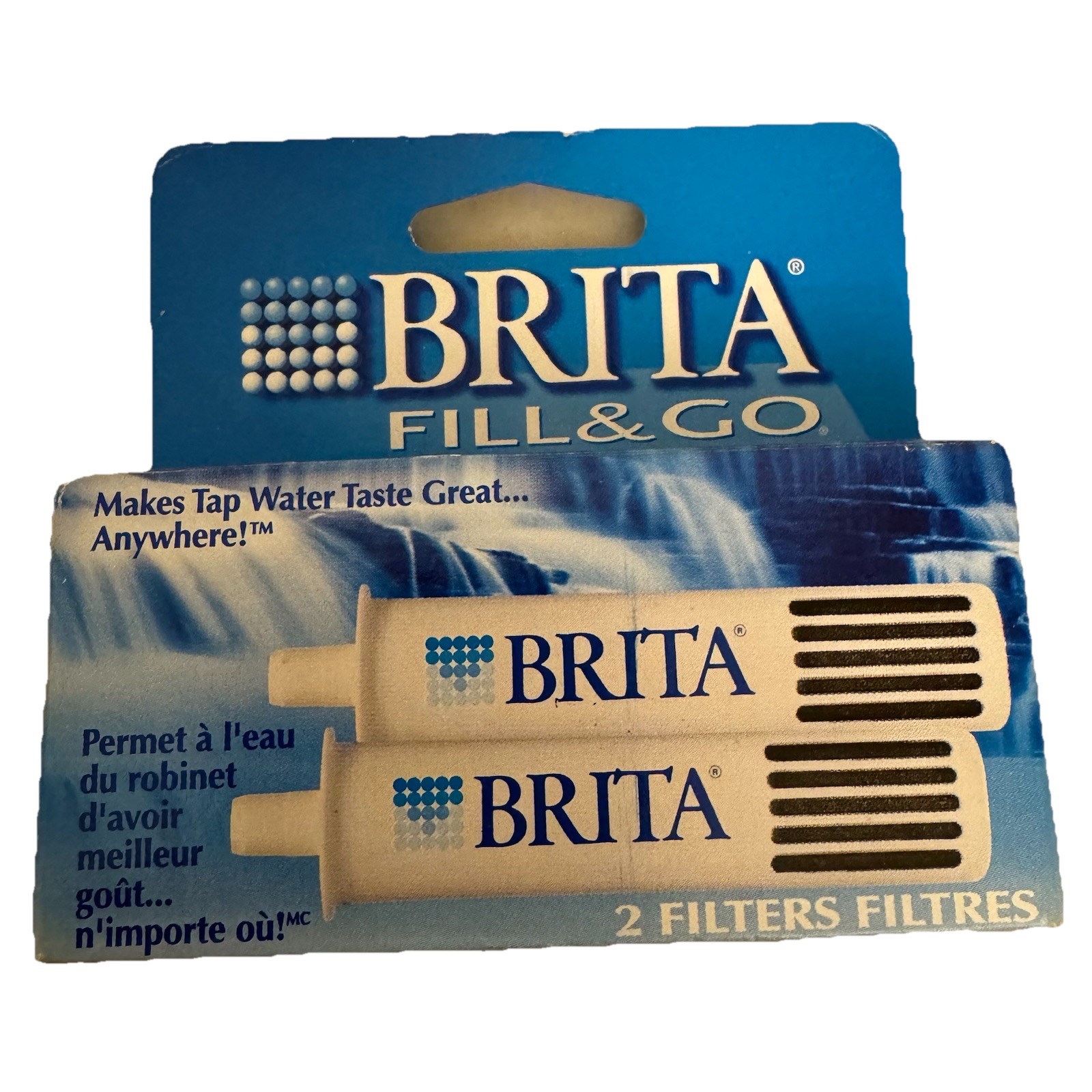 Brita Fill & Go Replacement Water Filters 2 pack Sealed