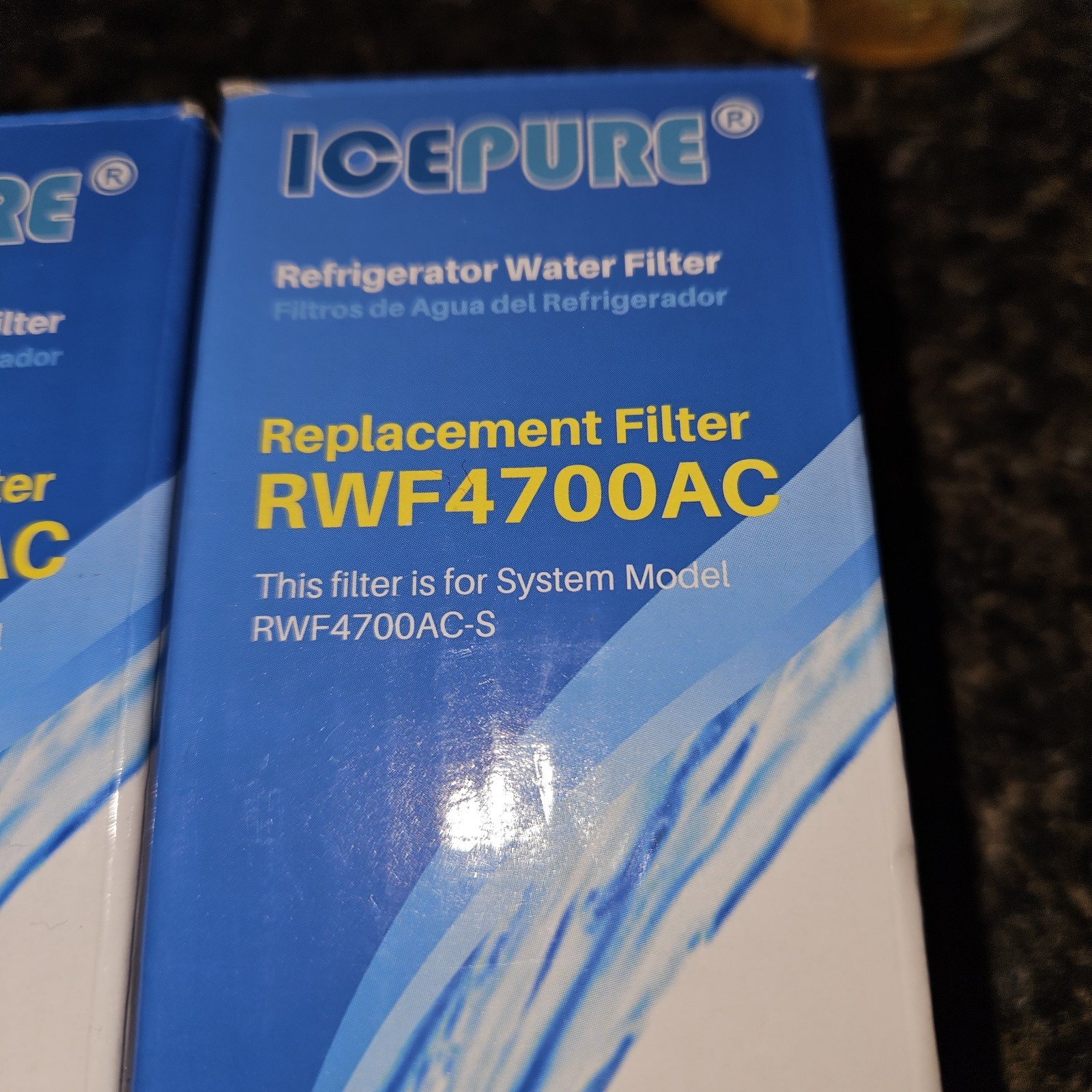 RWF4700AC Water Filter Fit for LT1000P ADQ747935 LMXS28626D LT1000PC 3 Pack 💧