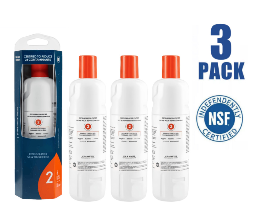 3 Pack-Refrigerator Ice Replacement W10413²645A EDR2²RXD1 Filter-US SHIPPED