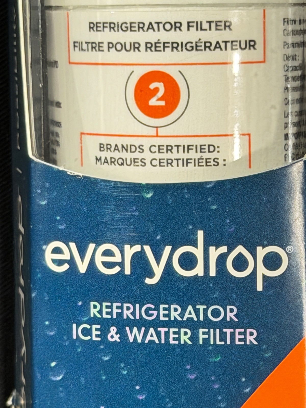 EveryDrop Filter 2 Ice & Water Refrigerator Filter ΕDR2RXD1 New Sealed