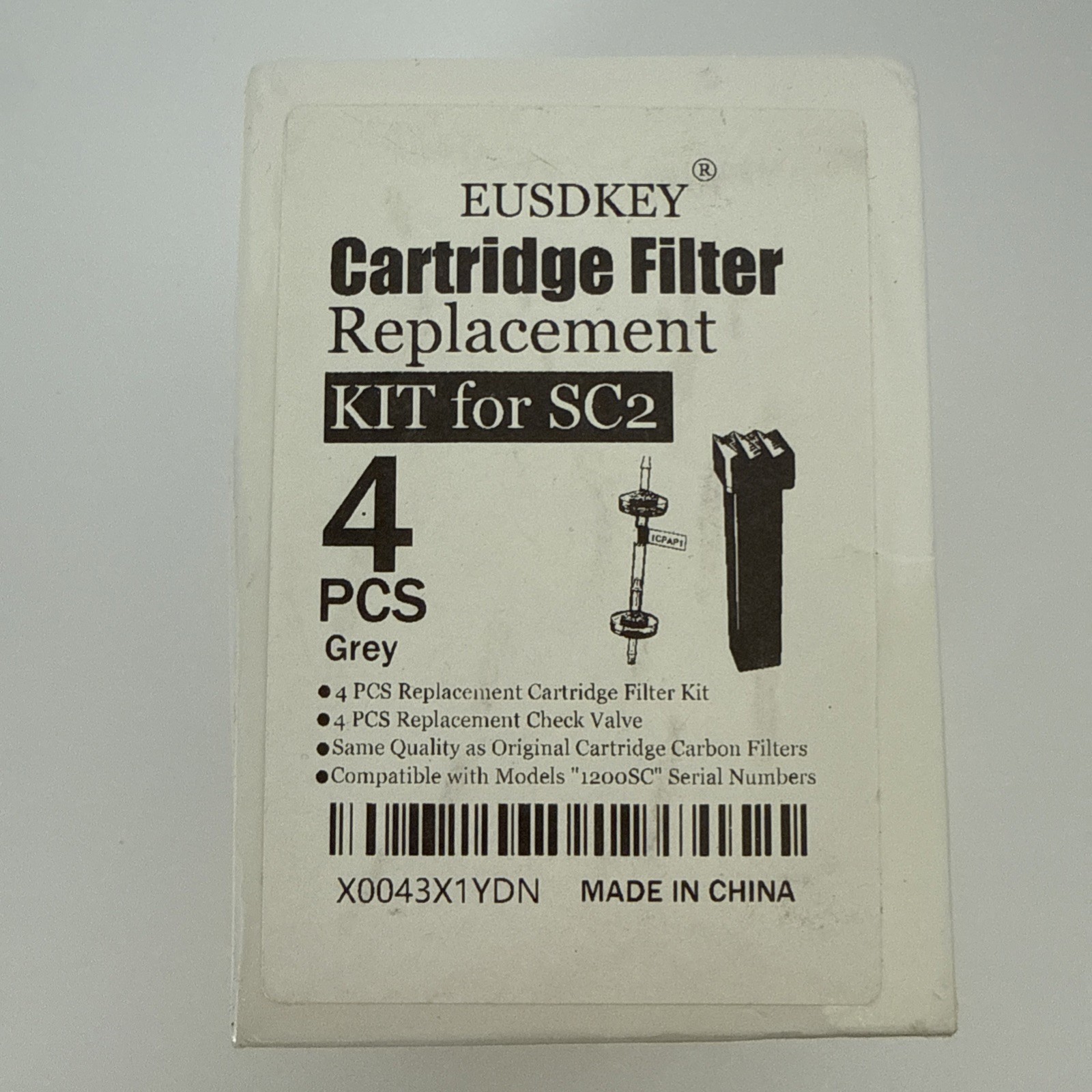 4-Pack Replacement Cartridge Filter Kit for SC2 SC1200 Machine NEW SEALED