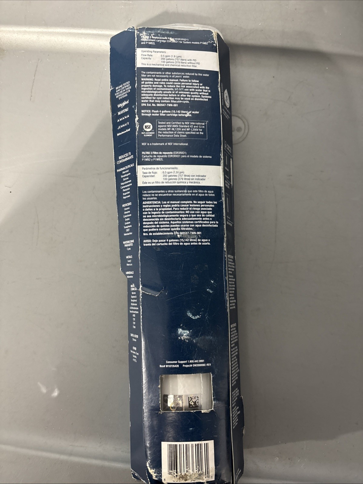 Every drop Refrigerator Ice & Water Filter/ 6 Months Filter Life