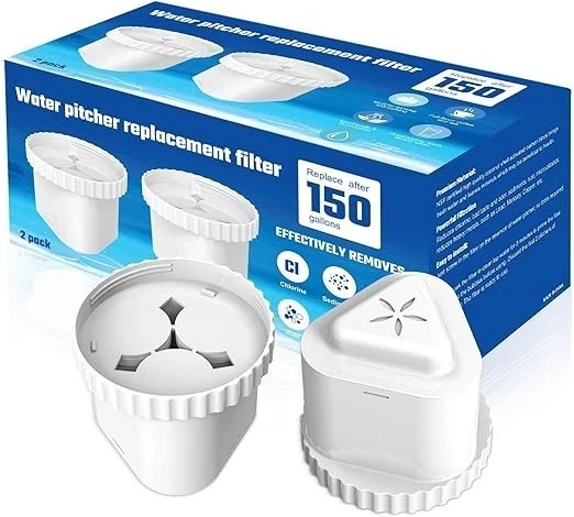 4 Packs Water Filter Compatible with Epic Water Pitcher, Aquagear, Seychelle