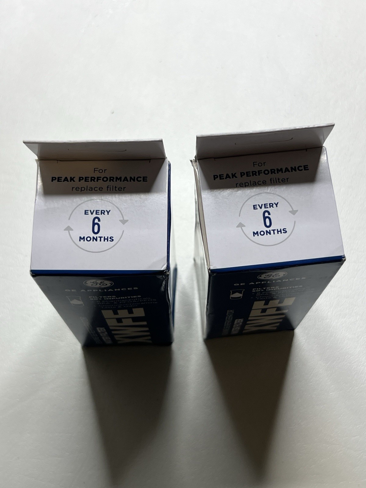 Lot Of 2 GE Appliances XWFE Replacement Refrigerator Water Filter (no chip)