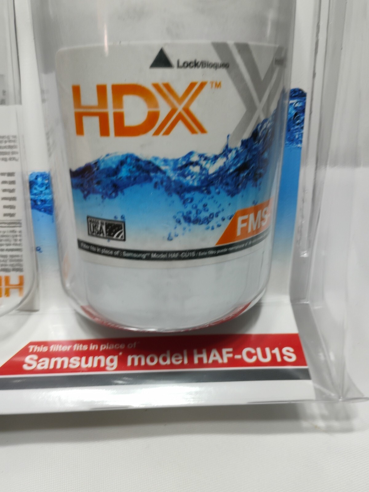 (1) x HDX (FMS-1 ) Refrigerator Replacement Filter , For Samsung HAF-CU1S