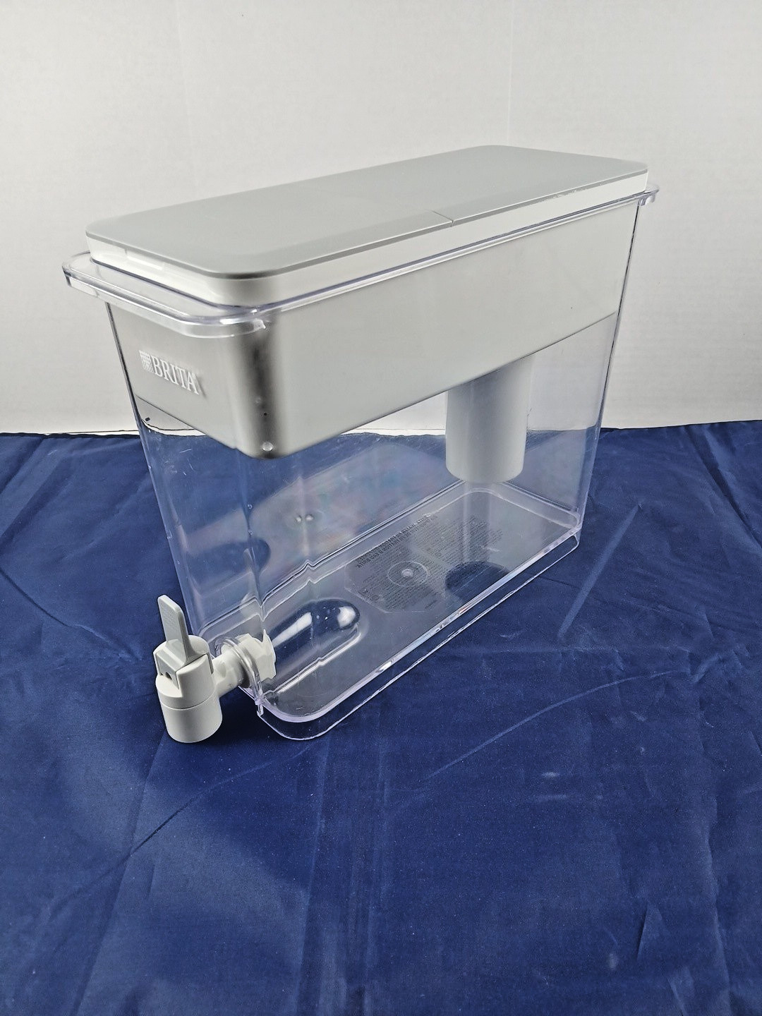 Brita Extra Large 27-Cup UltraMax Filtered Water Dispenser Gray Open Box