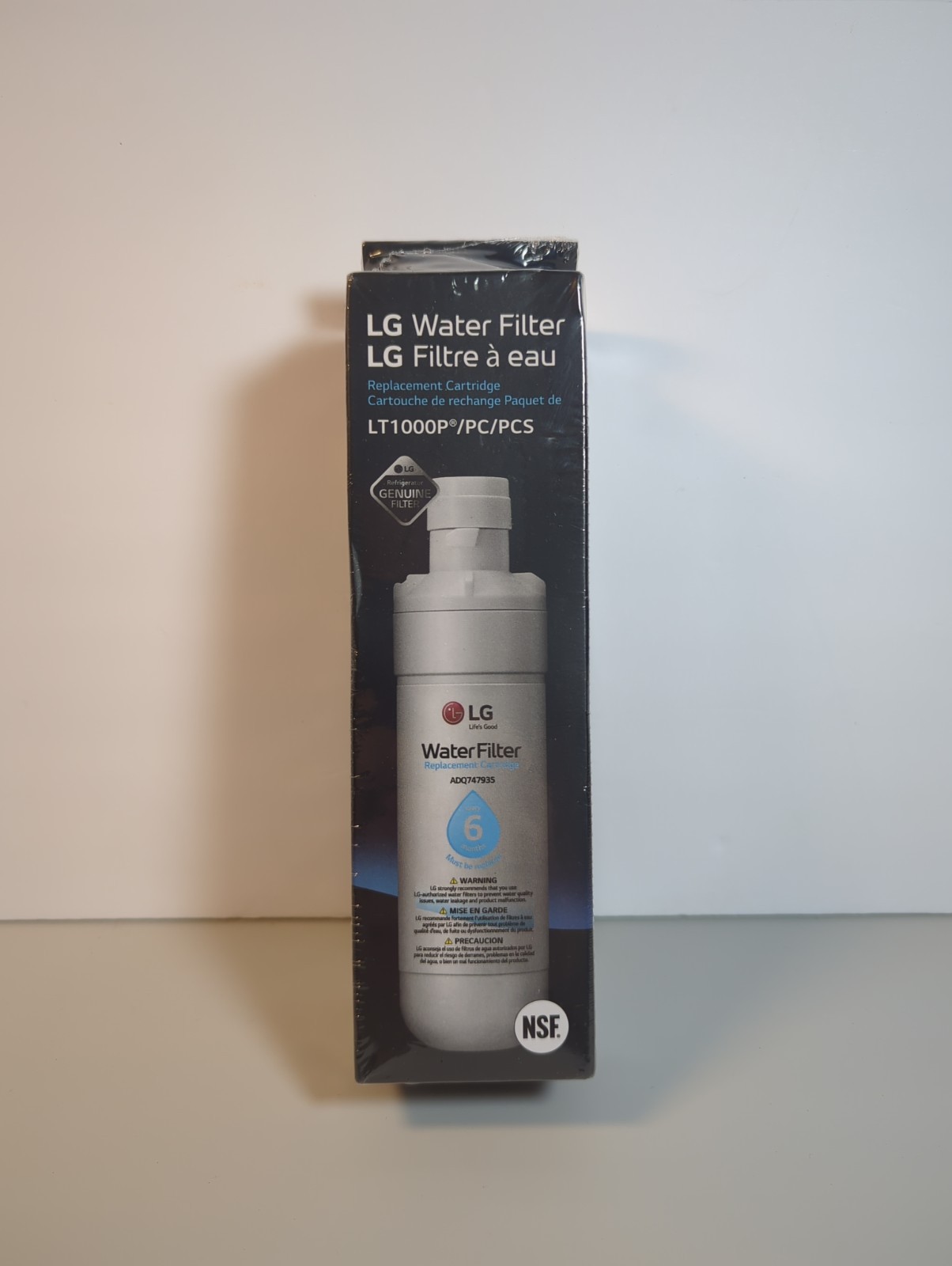 Genuine LG Water Filter Replacement Cartridge LT1000P/PC/PCS – New and Sealed!