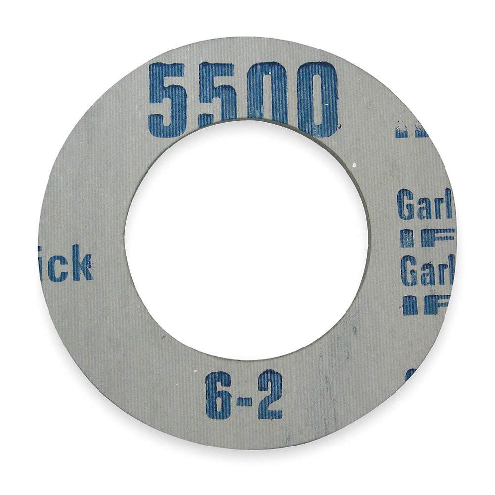GARLOCK Gasket,Ring,8 In,Inorganic Fiber,Gray 1TUY7