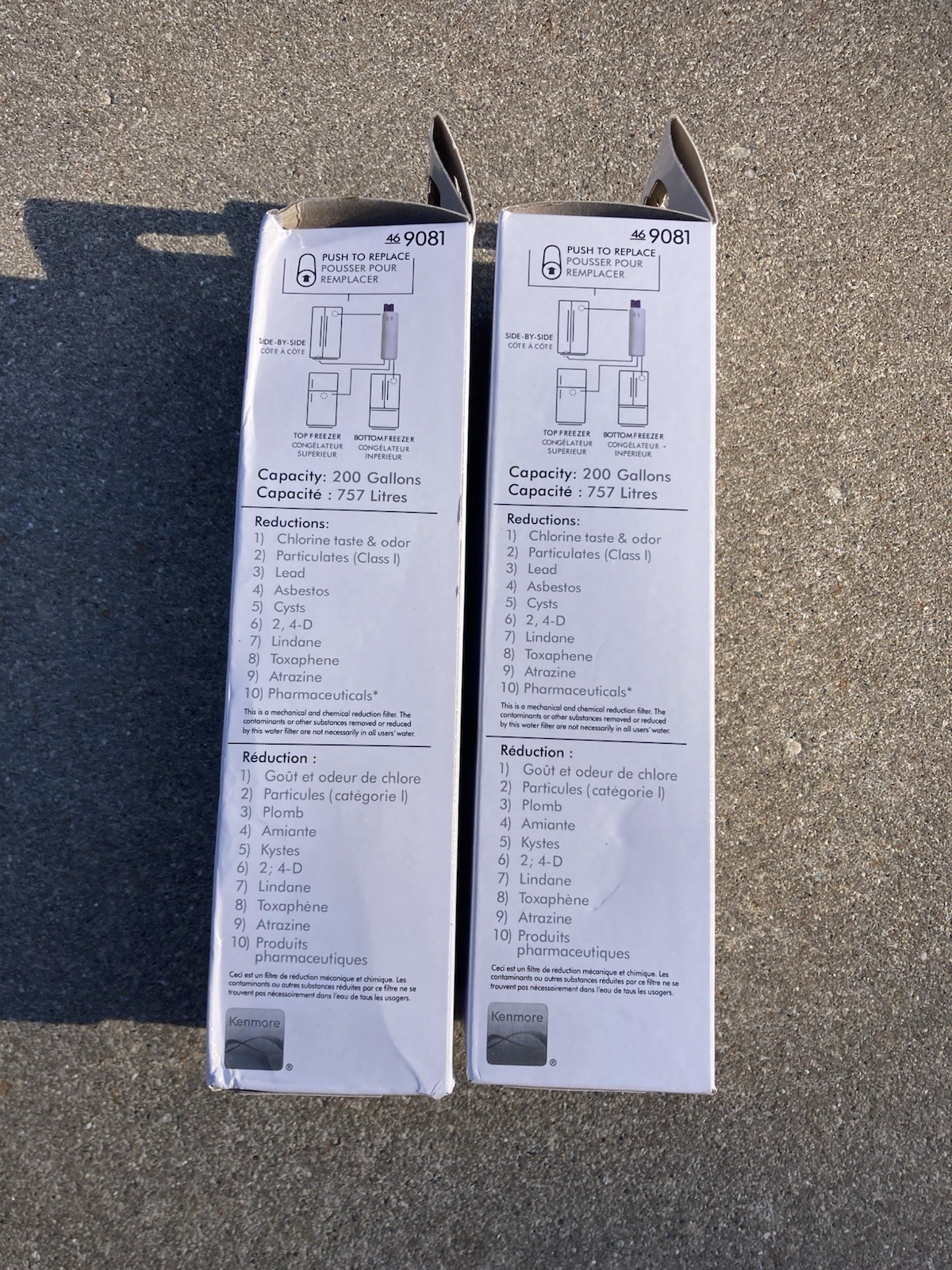 2 Pack Kenmore 469081 Replacement Refrigerator Water Filters 9081 Long-life