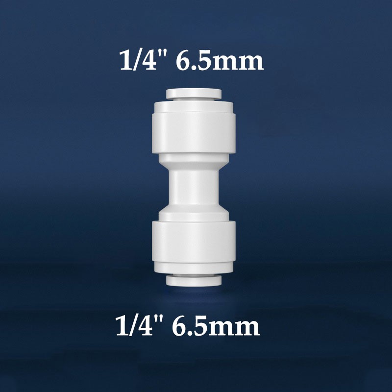 Push Fit Pipe Tube Connector Reducers Straight Fitting 1/4″ 3/8″ 1/2″ 3/4″~5/8″