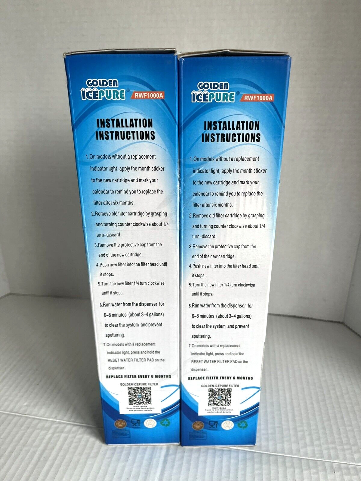 Fit For LG LT600P 5231JA2006A 5231JA2006F 5231JA2006B 469990 Water Filter 2 Pack