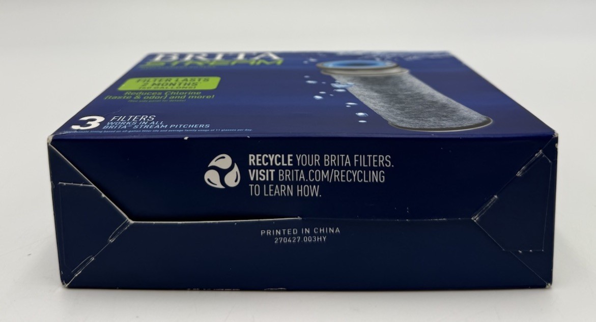 Brita Stream Pitcher Replacement Water Filters ~ 3 Pack ~ Sealed