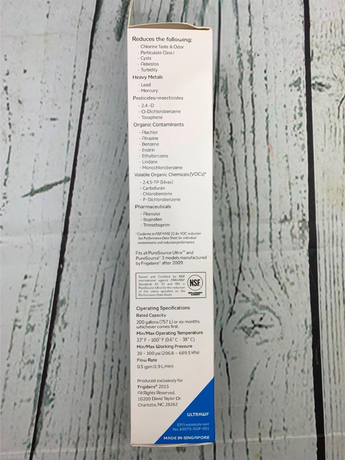 Pure Source Ultra Water Filter Original White 1 Count ULTRAWF