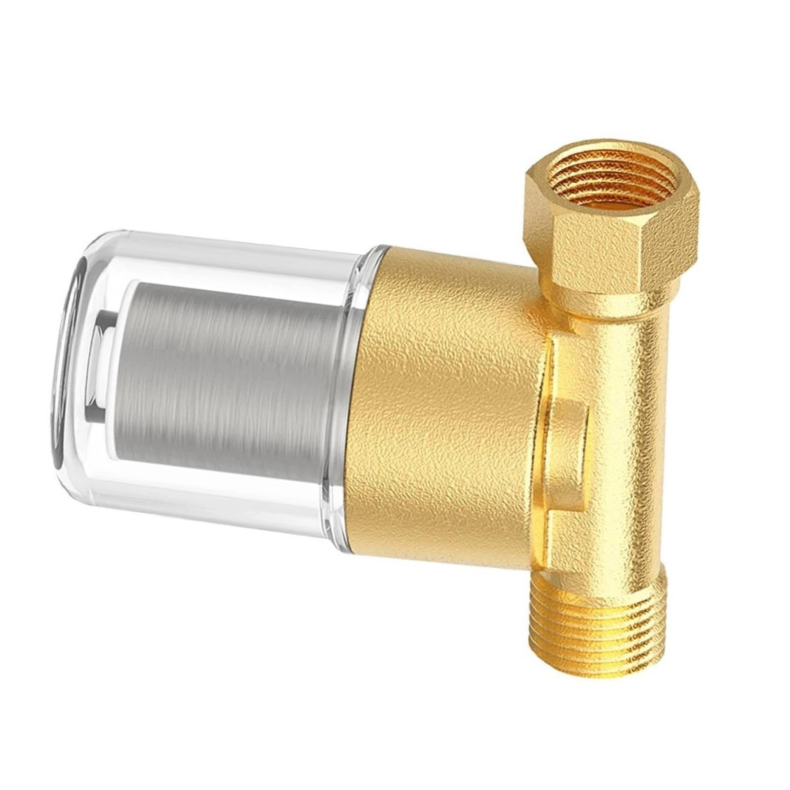 Brass Sediment Filter for Water Heater 40 Micron Reusable 1/2 3/4 Inch Strainer