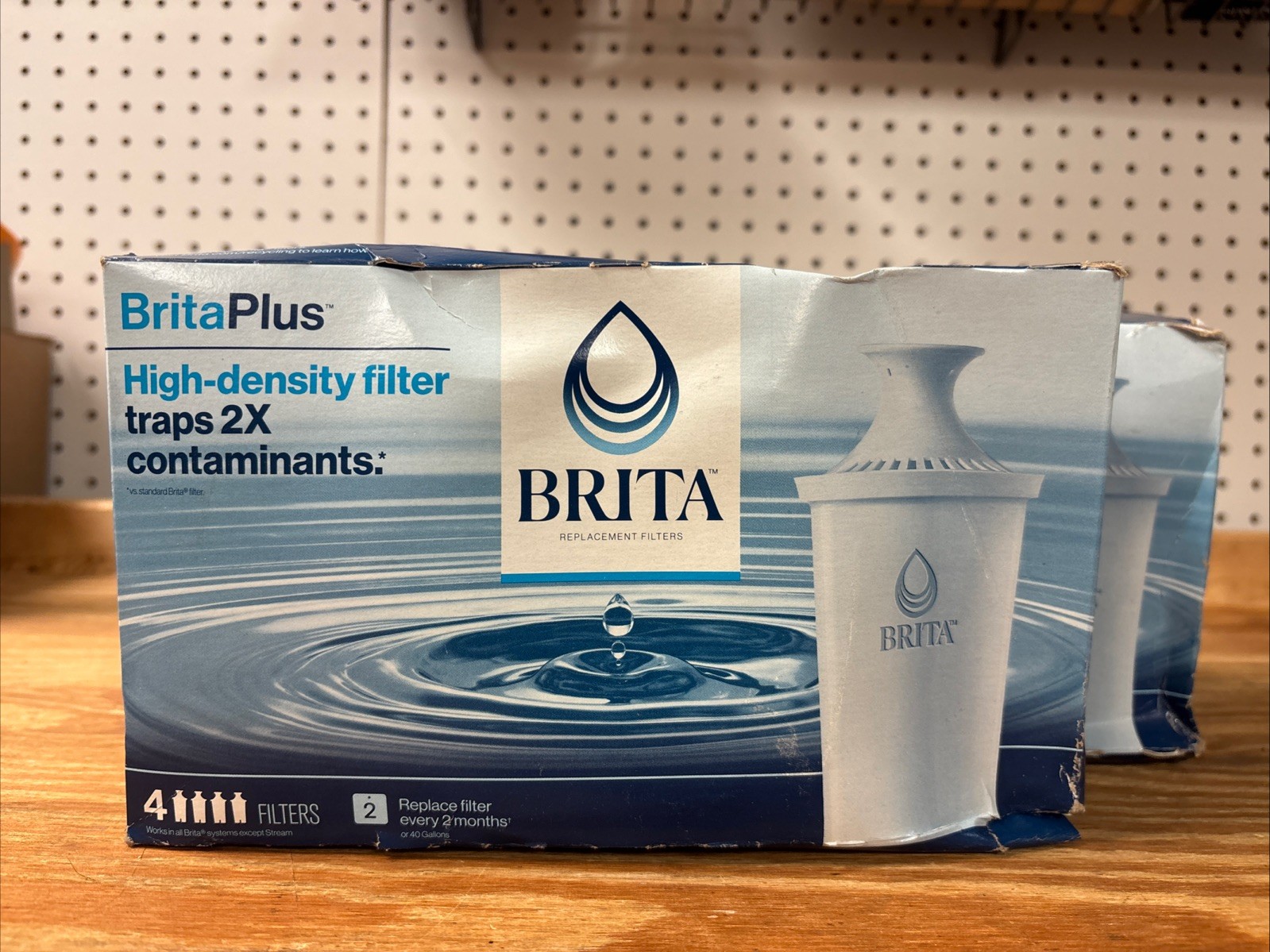 Brita Plus Replacement Water Filter, BPA-Free, High-Density | Lot of 4 | 4 packs