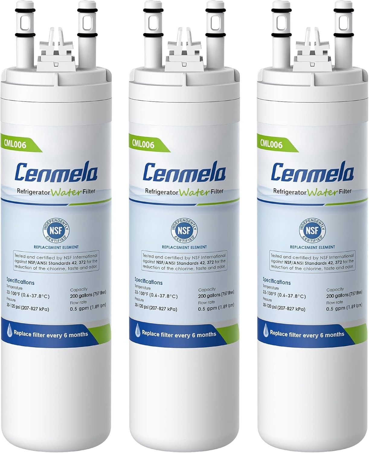 Innovative WF3CB Water Filter – 3 Pack of NSF Certified Carbon Fiber Quality