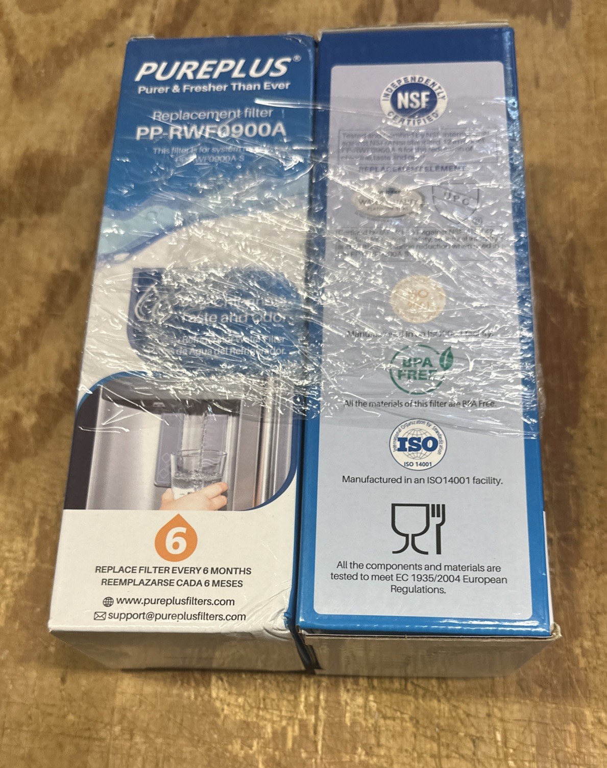 Lot Of 2 NEW Pureplus PP-RWF0900A Refrigerator Replacement Water Filters(E)
