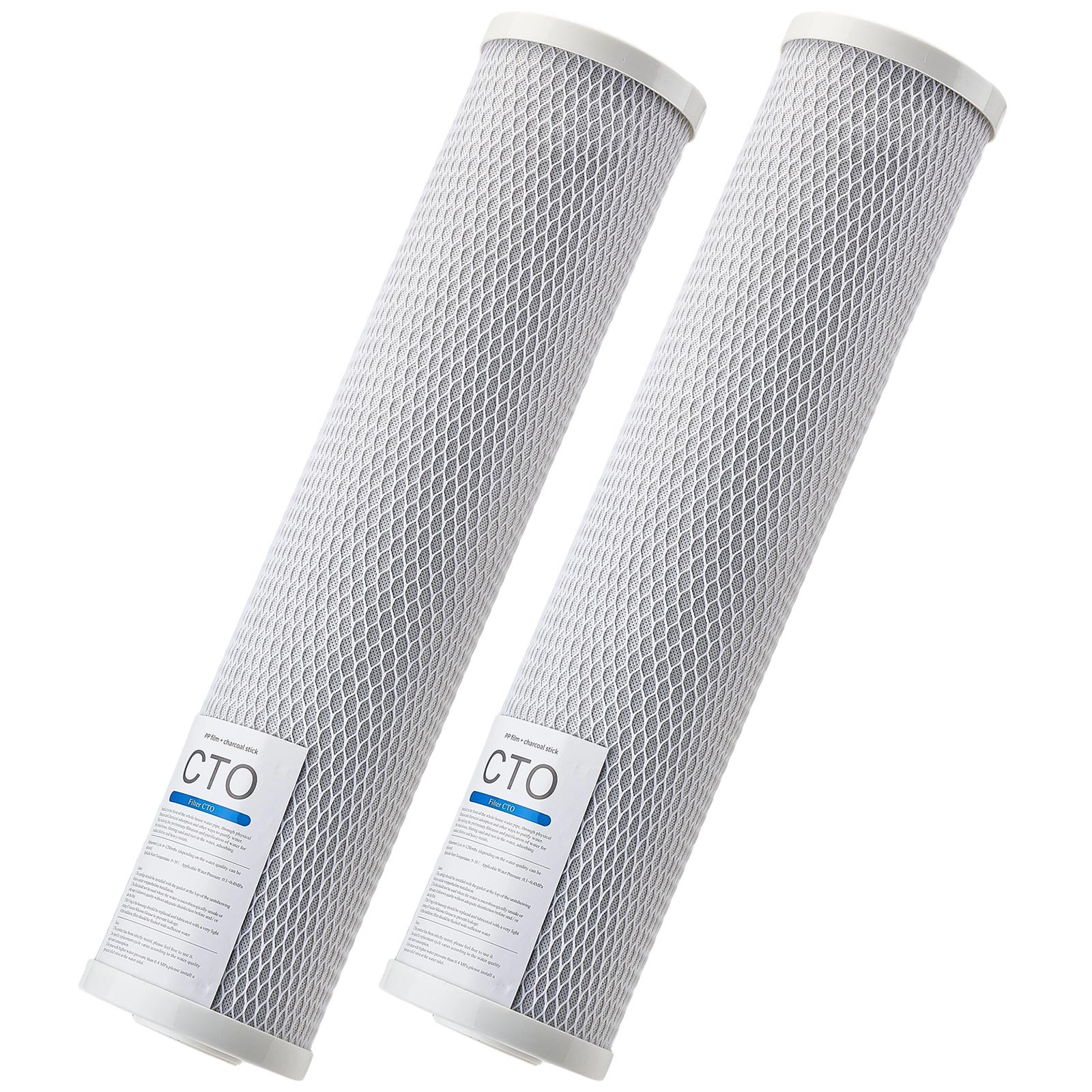 Whole House Water Filter Replacement Cartridge 4.5″x20″ CTO Carbon 2 Pack