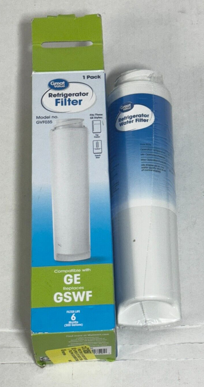 Great Value Refrigerator Water Filter Replaces Ge Model GSWF & Kennemore 46-9914