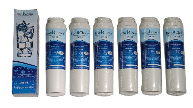 Best Choice BCF82 Fits GE MSWF Refrigerator Water Filter NEW 6 PK