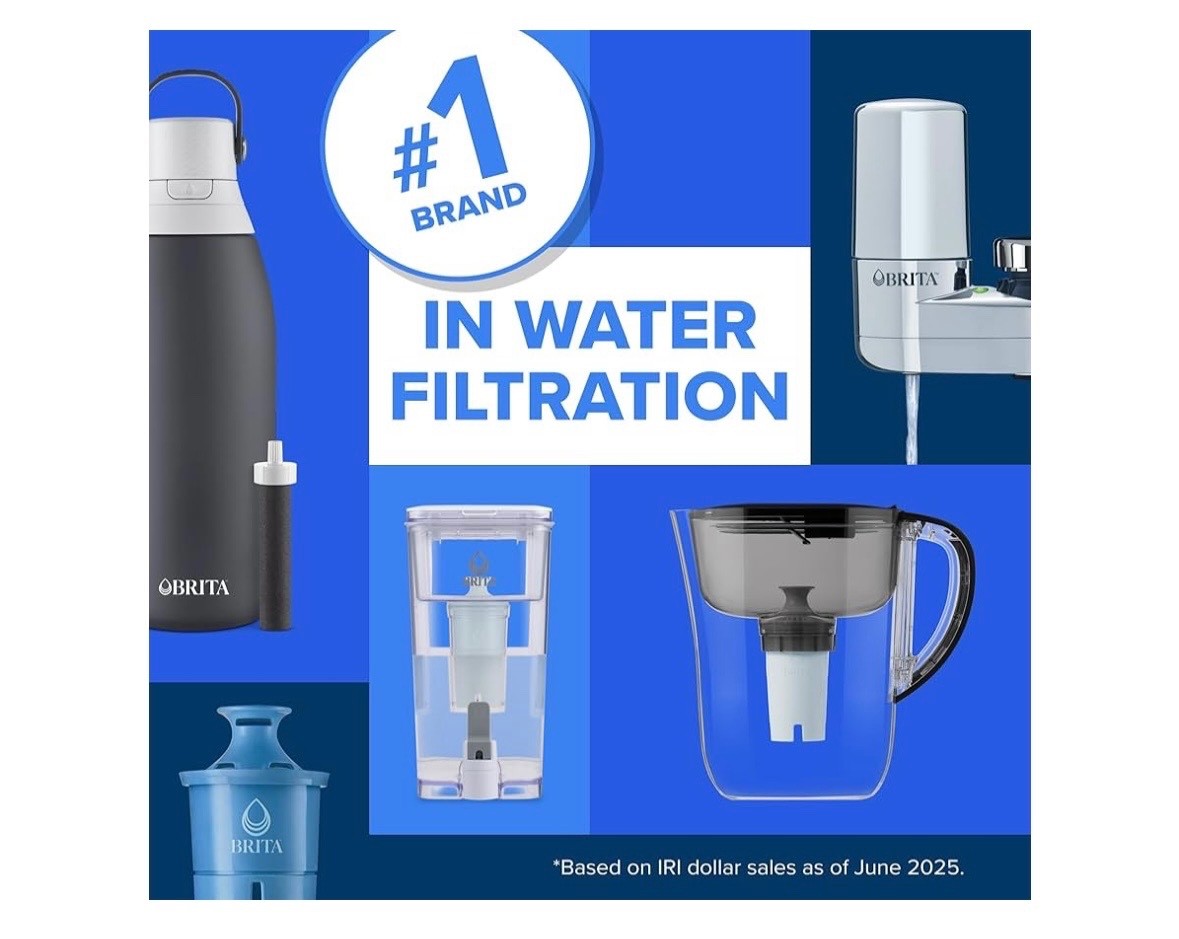 6 PACK Brita Standard Replacement Filters for Pitchers and Dispensers OB03