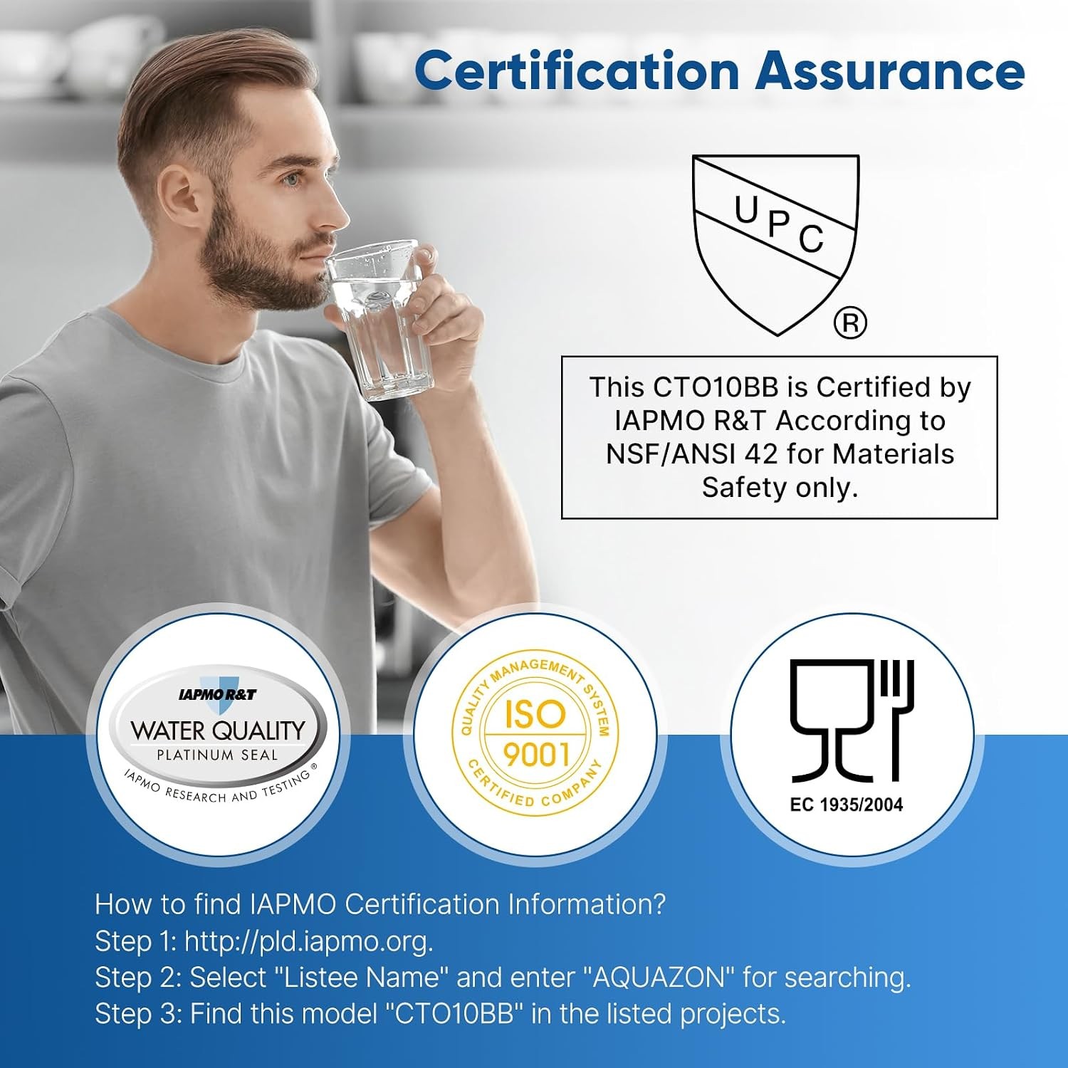 Coconut Shell Water Filter Cartridge Activated Carbon Block CTO Universal Whole