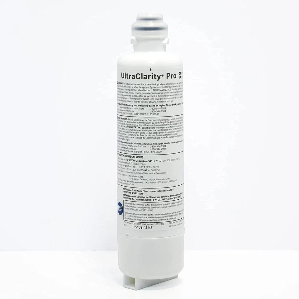 Bosch BORPLFTR55 / REPLFLTR55 UltraClarity Pro Refrigerator Water Filter