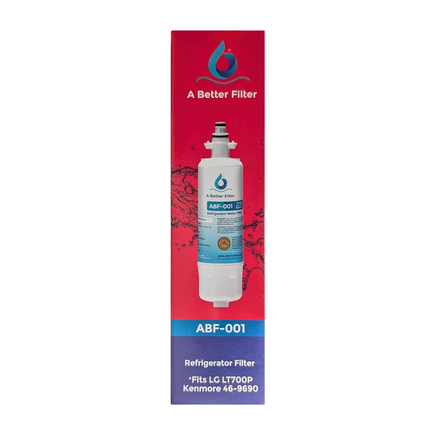 LG Compatible Refrigerator Replacement Water Filter LG LT700P