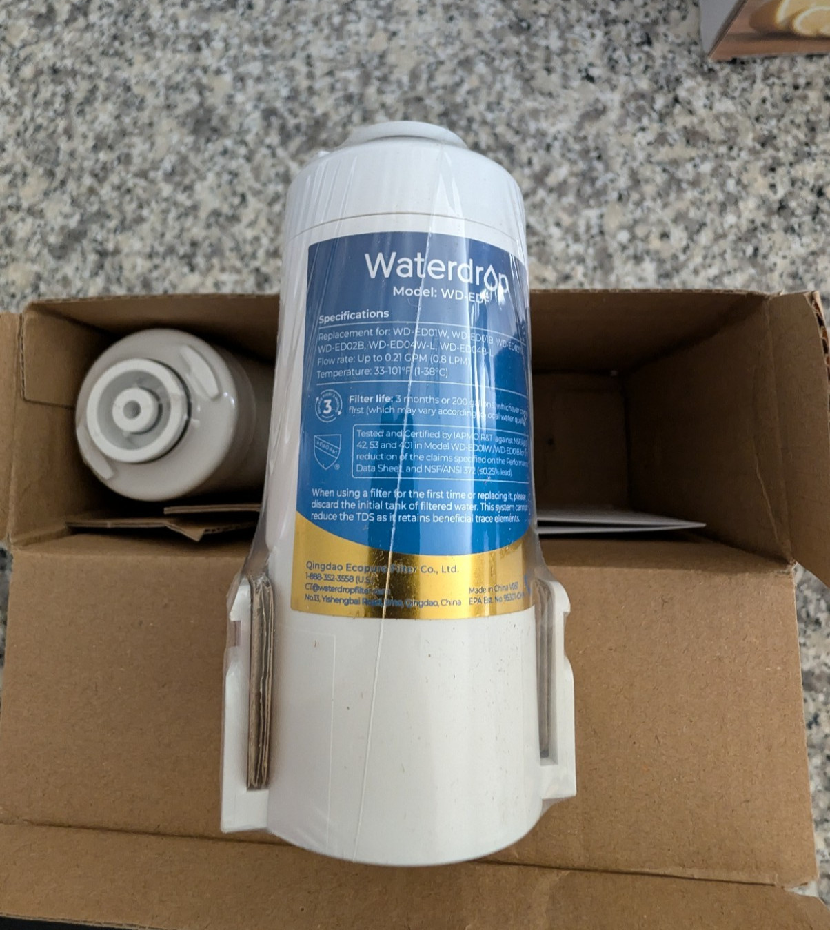 Waterdrop Electric Water Filter Pitcher, 200-Gallon Countertop Water Purifier