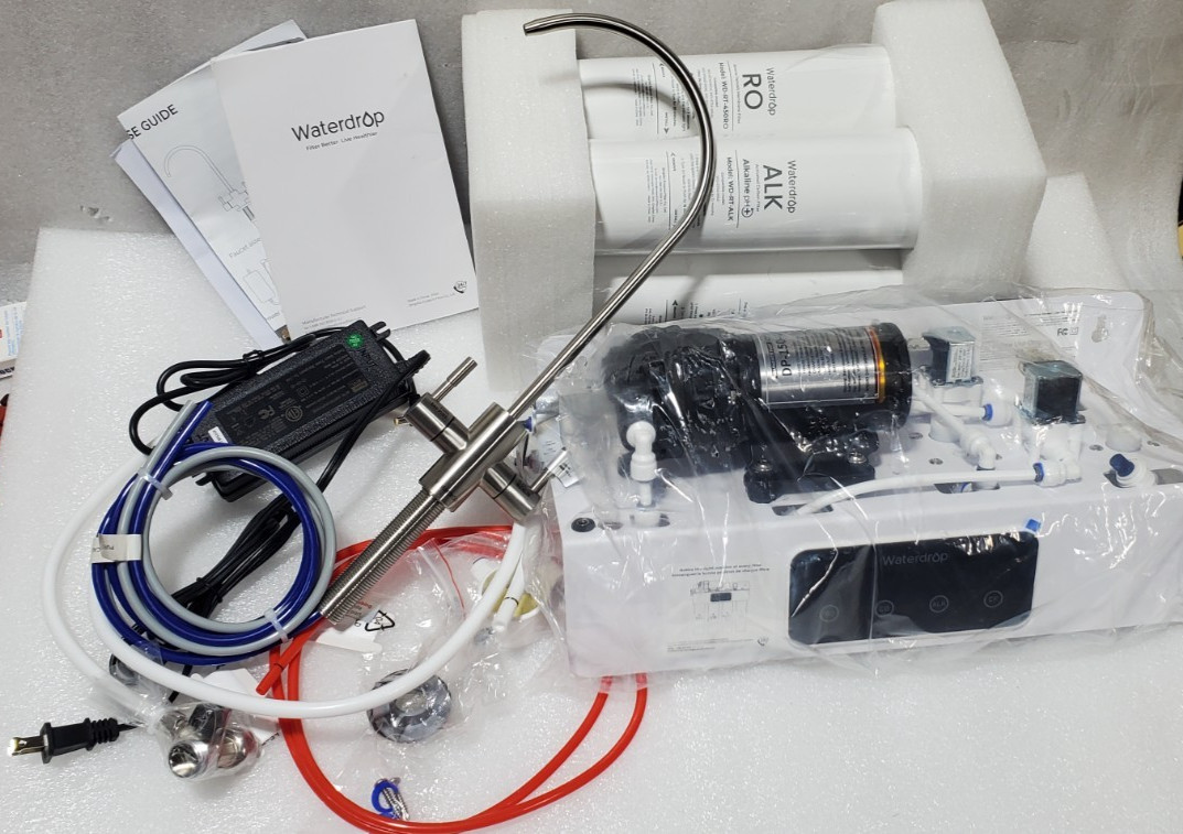 WATERDROD WD-RT44D-WAD 8 Stage Alkaline Drinking Reverse Osmosis Filter System