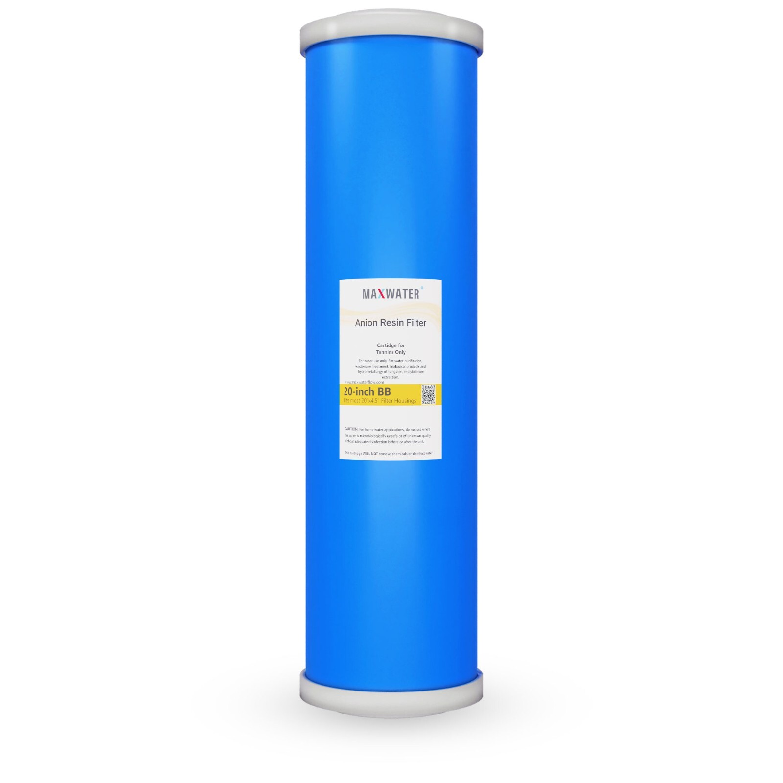 20″ Big Blue Anion Resin Tannin Reduction Filter – (for Tannis Reduction Only)