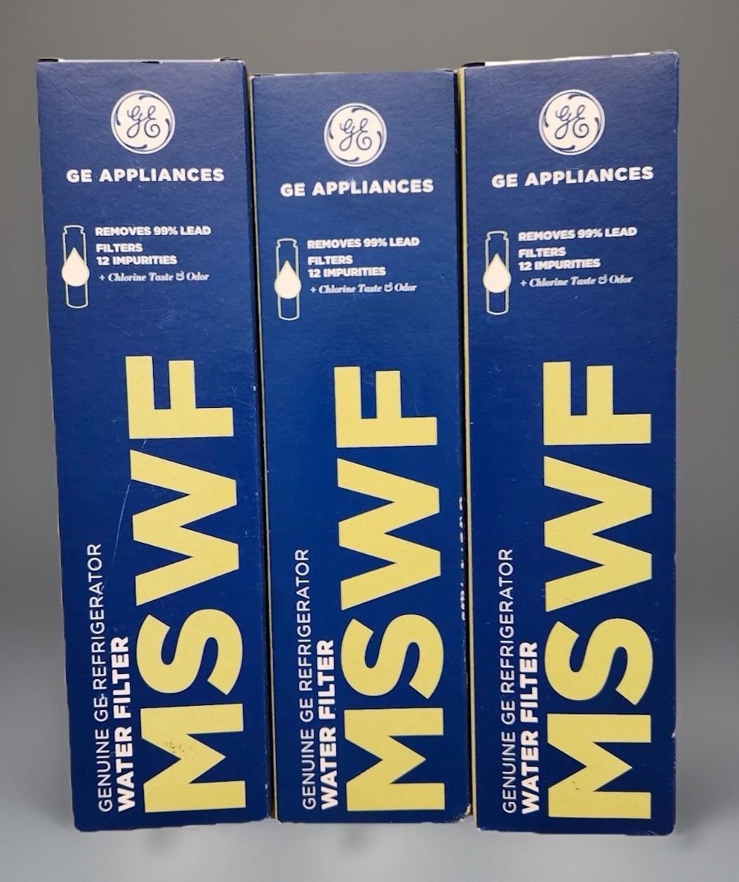 GE Appliances MSWF Genuine Refrigerator Water Filter-Lot of 3