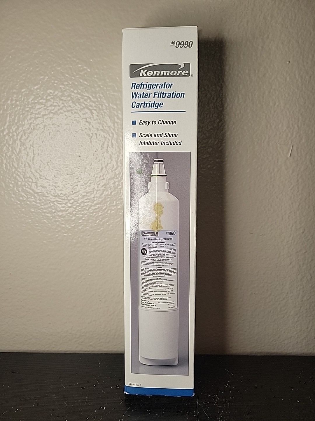 Kenmoreclear Replacement Refrigerator Water Filter 46 9990 Open Box Brand New