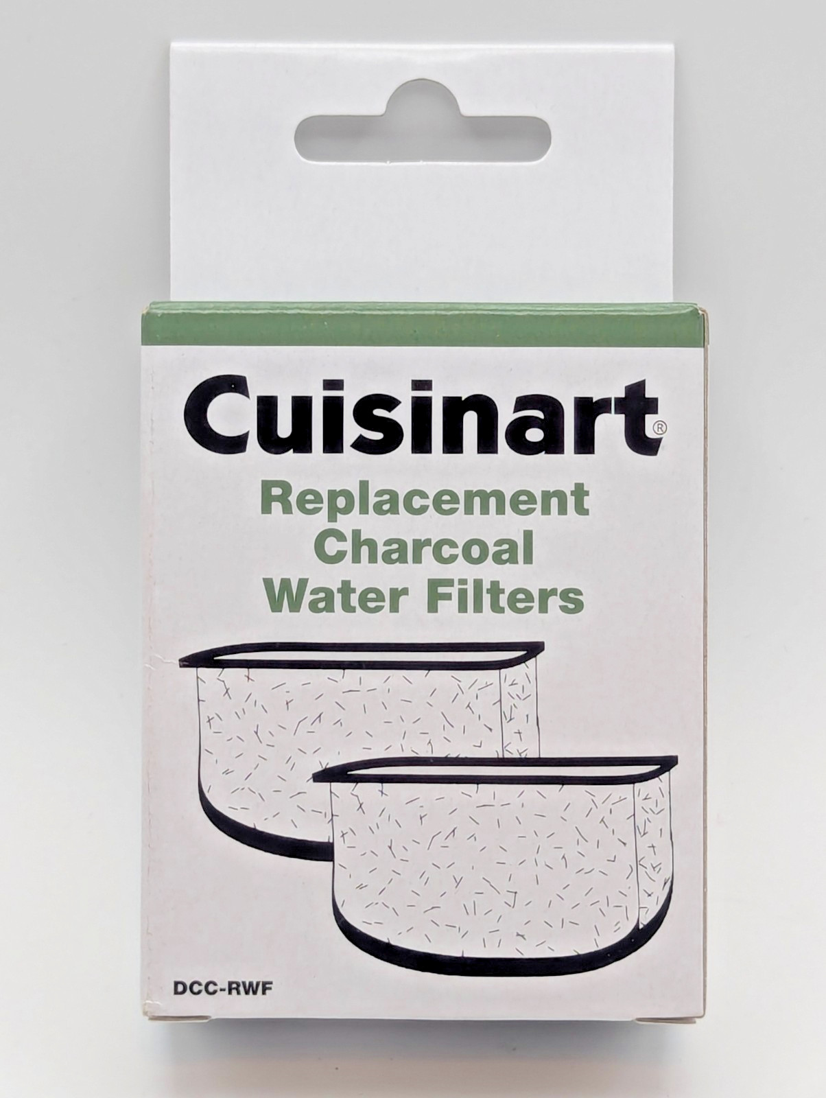 Cuisinart DCC-RWF Replacement Charcoal Water Filters 2 Pack New Sealed