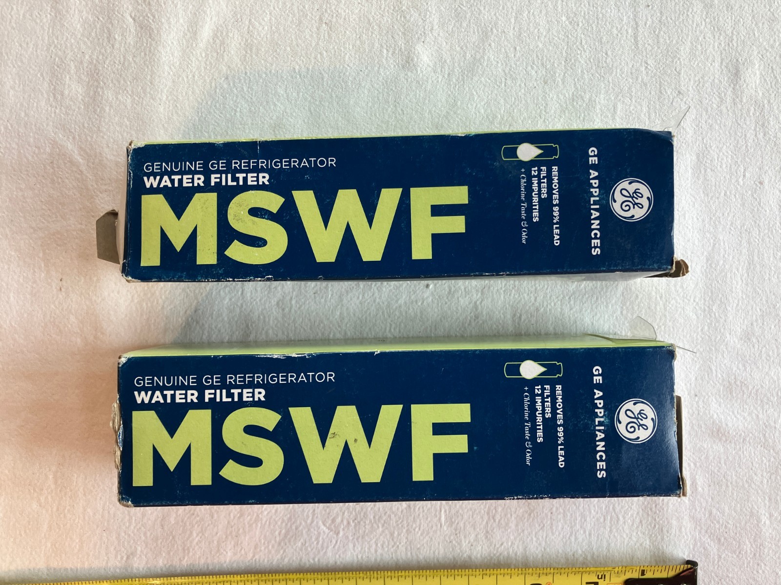(2) Genuine GE Appliances MSWF Replacement Refrigerator Water Filter