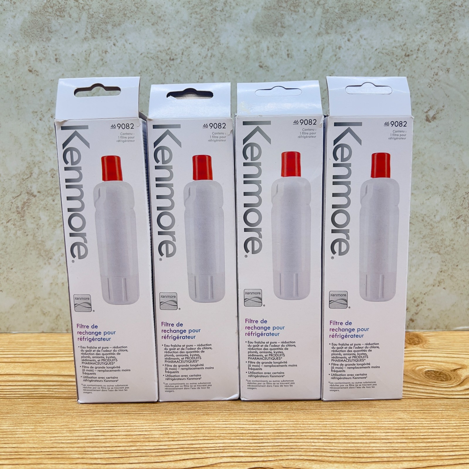 4 pk Kenmore 9082 Replacement Refrigerator Water Filter OEM Genuine SEALED