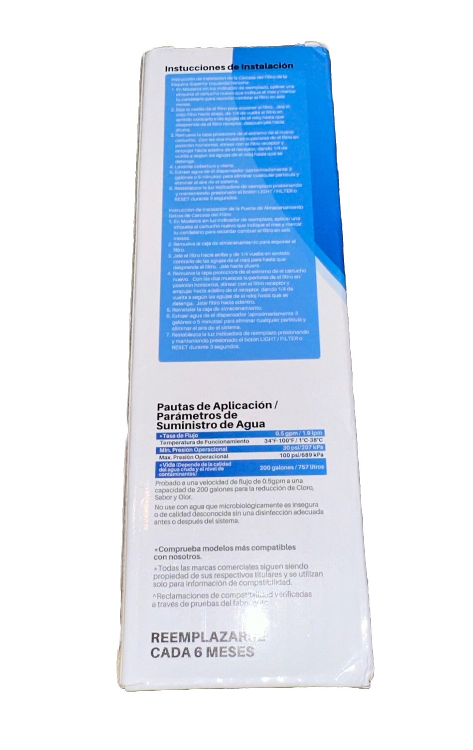 Ice Pure RWF4700AC Refrigerator Water Filter & Activated Carbon Filter AF004