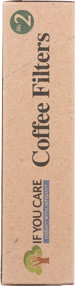If You Care FSC Unbleached No 2 Coffee Filters, 100 Count (Pack of 1), Brown