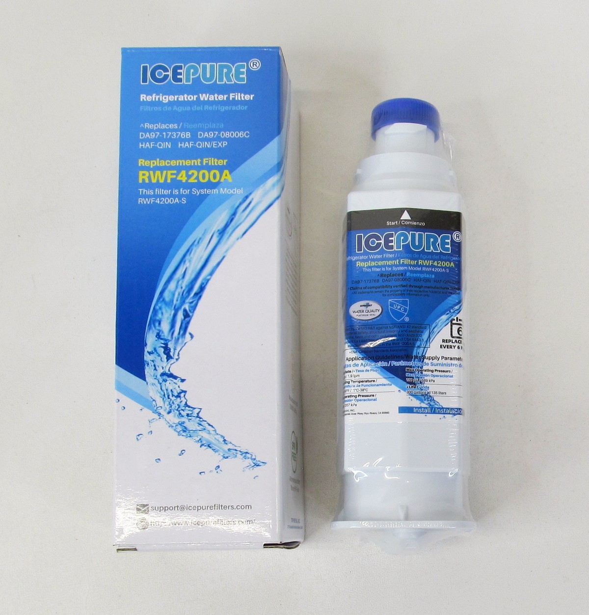 IcePure Replacement Refrigerator Water Filter | RWF4200A | For Various Samsung