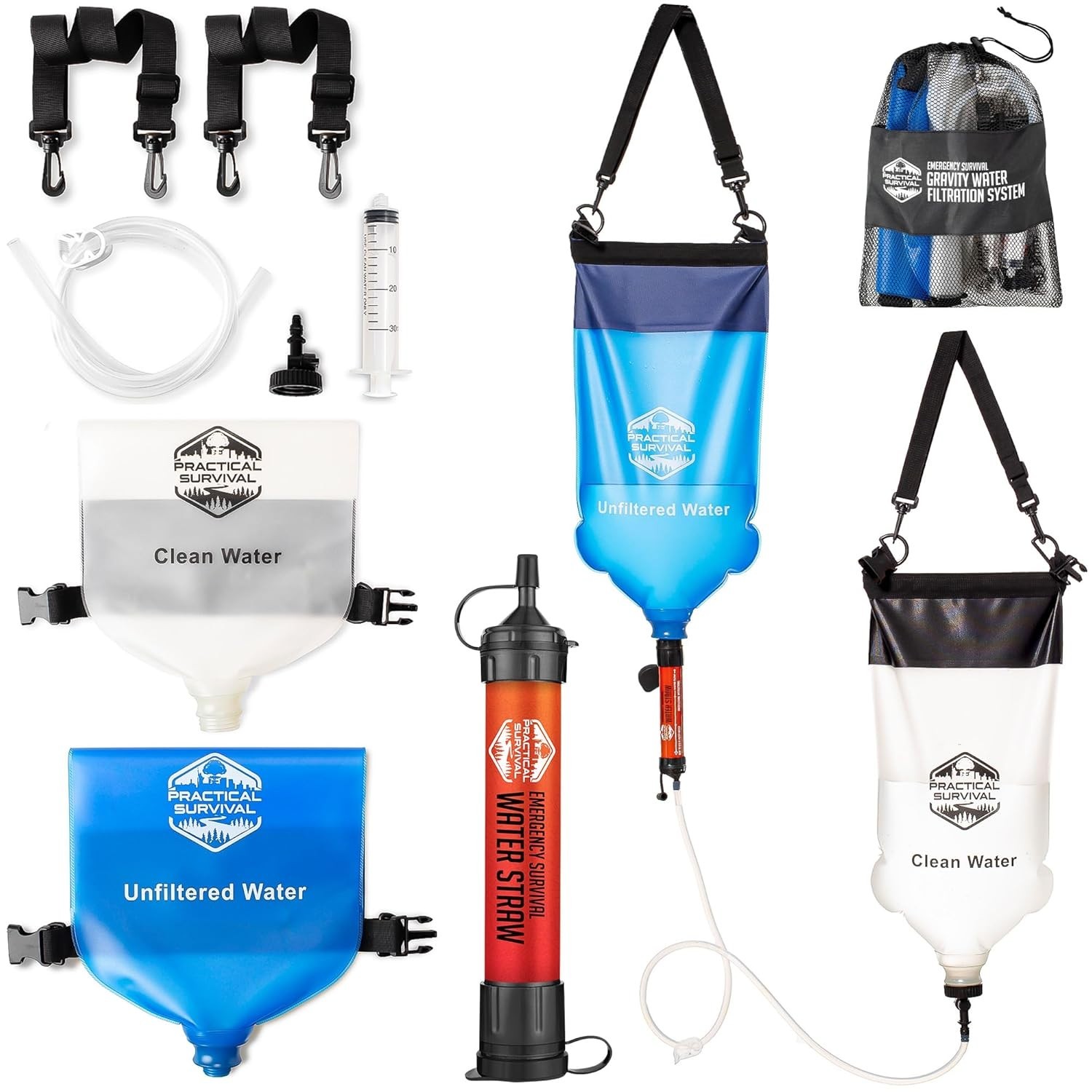 High Capacity Gravity Filtration – 99.99% Pure Water for Outdoor Adventures